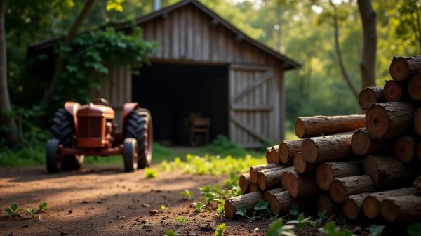 Professionnels au service de l'achat et débardage de bois à Sauviac