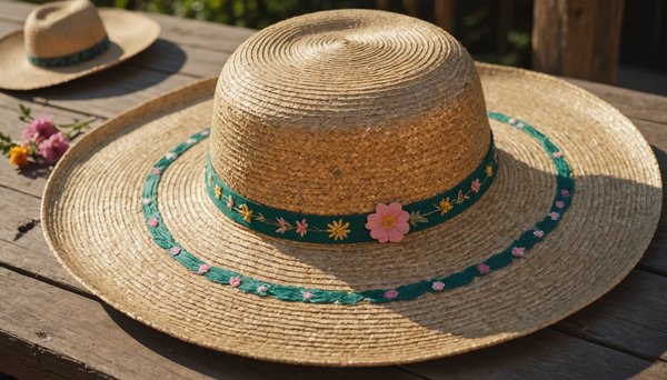 Chapeau de paille brodé : le style qui fait la différence